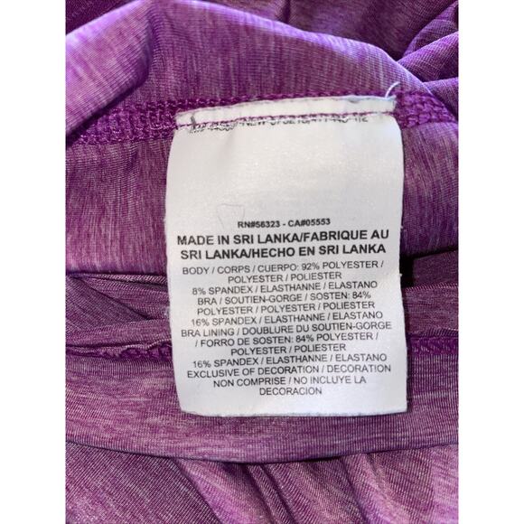 Nike freedom tank & Sports Bra Purple Tank Red Bra Combo Top Women’s M - Picture 9 of 9